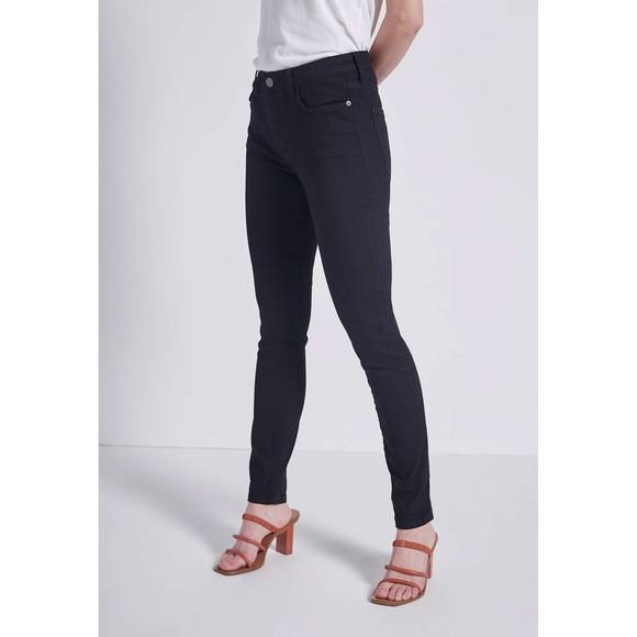 NEW CURRENT/ELLIOTT the original stiletto jean in clean black in clean black - Picture 2 of 3